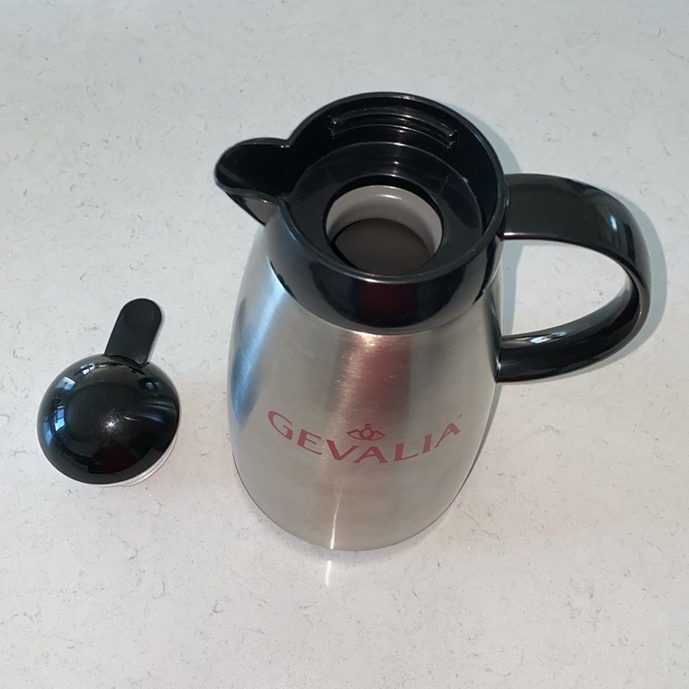 Gevalia Kaffe Thermal Coffeeโ Carafe Stainless Steel Insulated Pitcher Silver